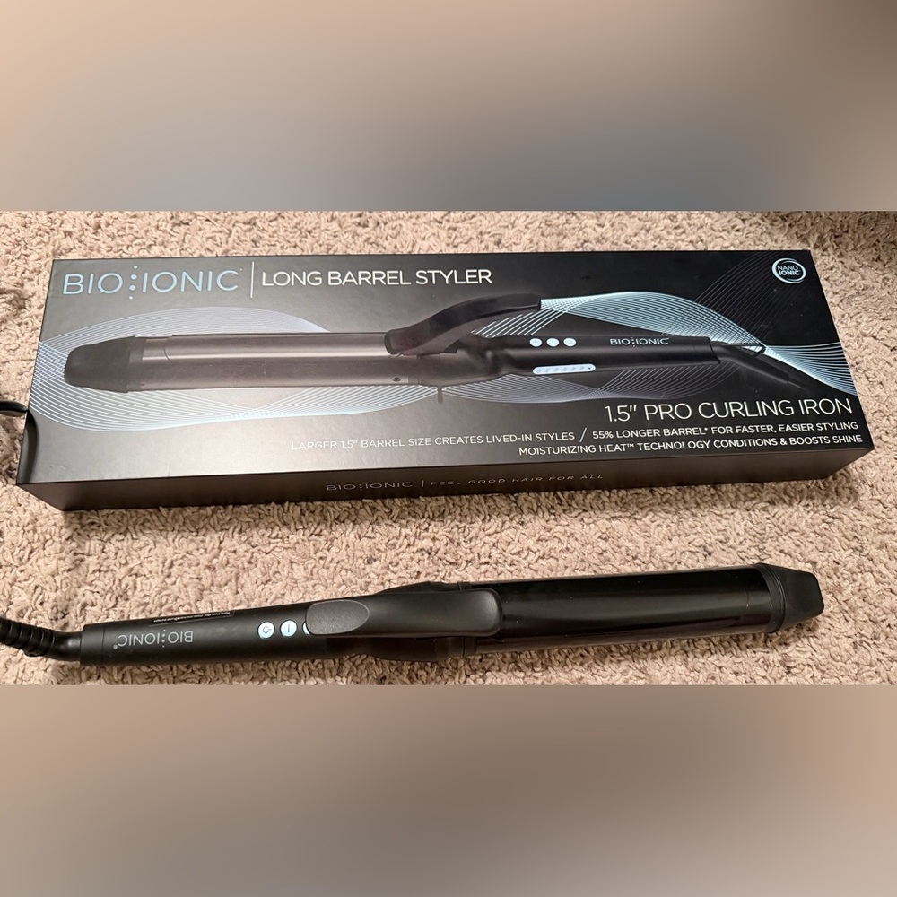 Bioionic 1.5” Long Barrel Styler